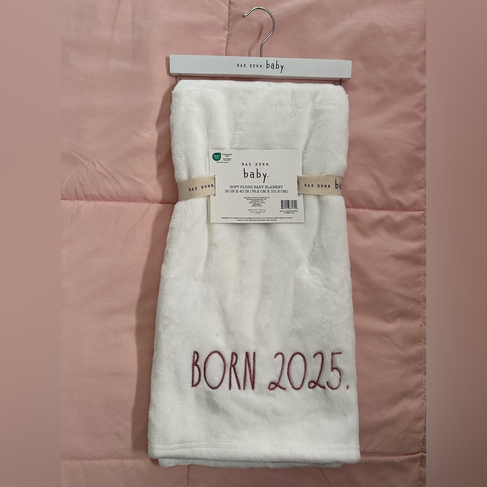 Rae Dunn baby blanket